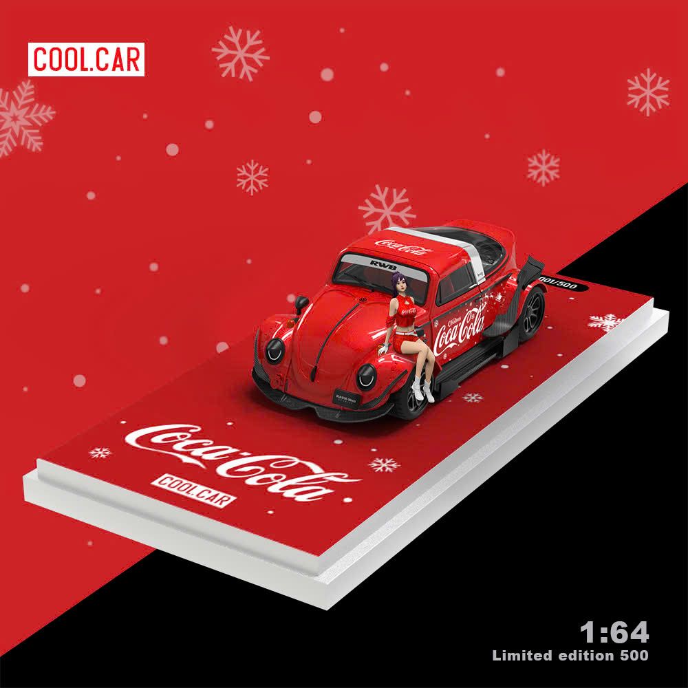  Mô hình xe Volkswagen Beetle Coca Cola tỉ lệ 1:64 CoolCar CC646227 