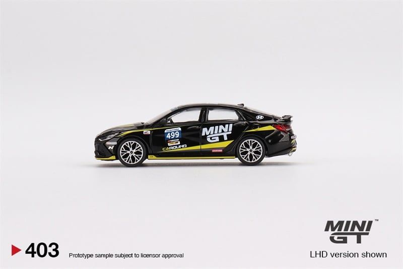  Mô hình xe Hyundai Elantra N #499 Caround Racing Hyundai N-Festival 1:64 MiniGT 