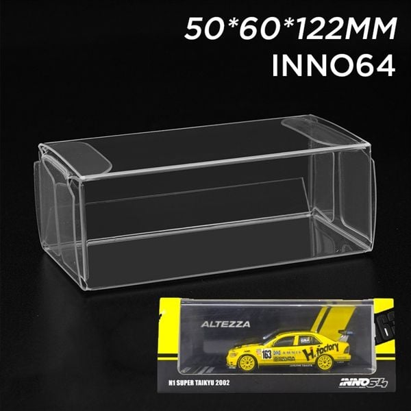  Hộp bảo vệ nhựa Pvc đựng Minigt, KaidoHouse, Poprace, Hotwheels tỉ lệ 1:64 PVC001 