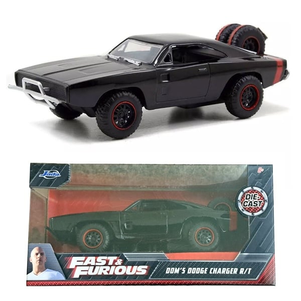  Mô hình xe Dodge Charger Dom's 70 R/T Off road Black Japan Fast & Furious tỉ lệ 1:32 Jada 24075 