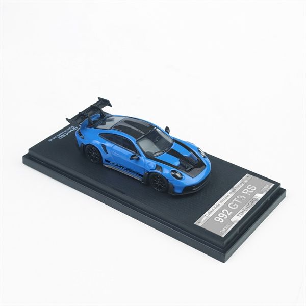  Mô hình xe Porsche 992 GT3 RS Starry Sky Blue tỉ lệ 1:64 TM644636-1 