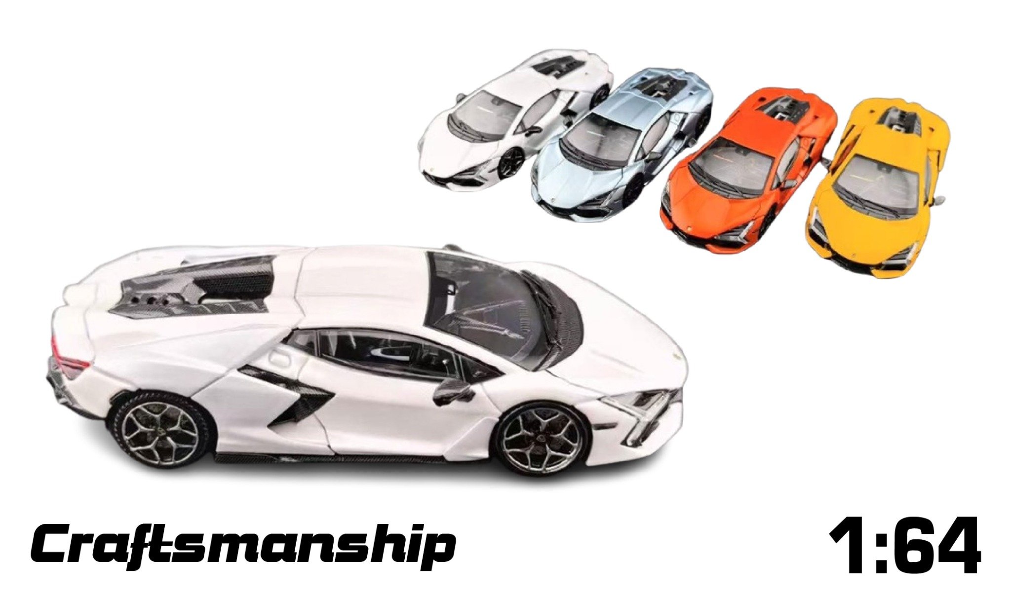  Mô hình xe Lamborghini Revuelto Mijo tỉ lệ 1:64 JY model OT64249 