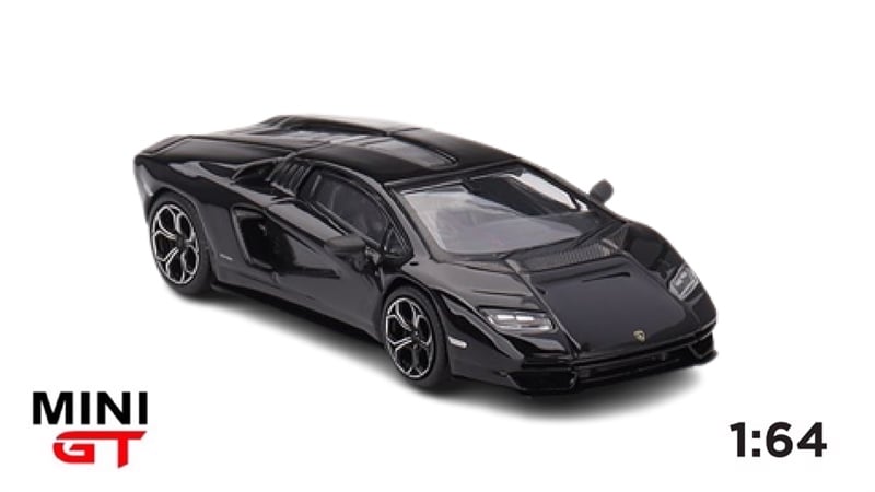  Mô hình xe Lamborghini Countach LPI 800-4 Nero Maia tỉ lệ 1:64 MiniGT 