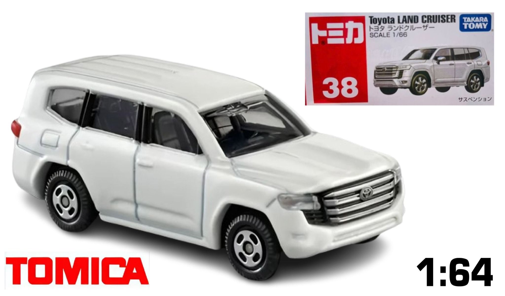 Mô hình xe Toyota Land Cruiser 300 (Box) No.38-10 tỉ lệ 1:66 Tomica 188674 