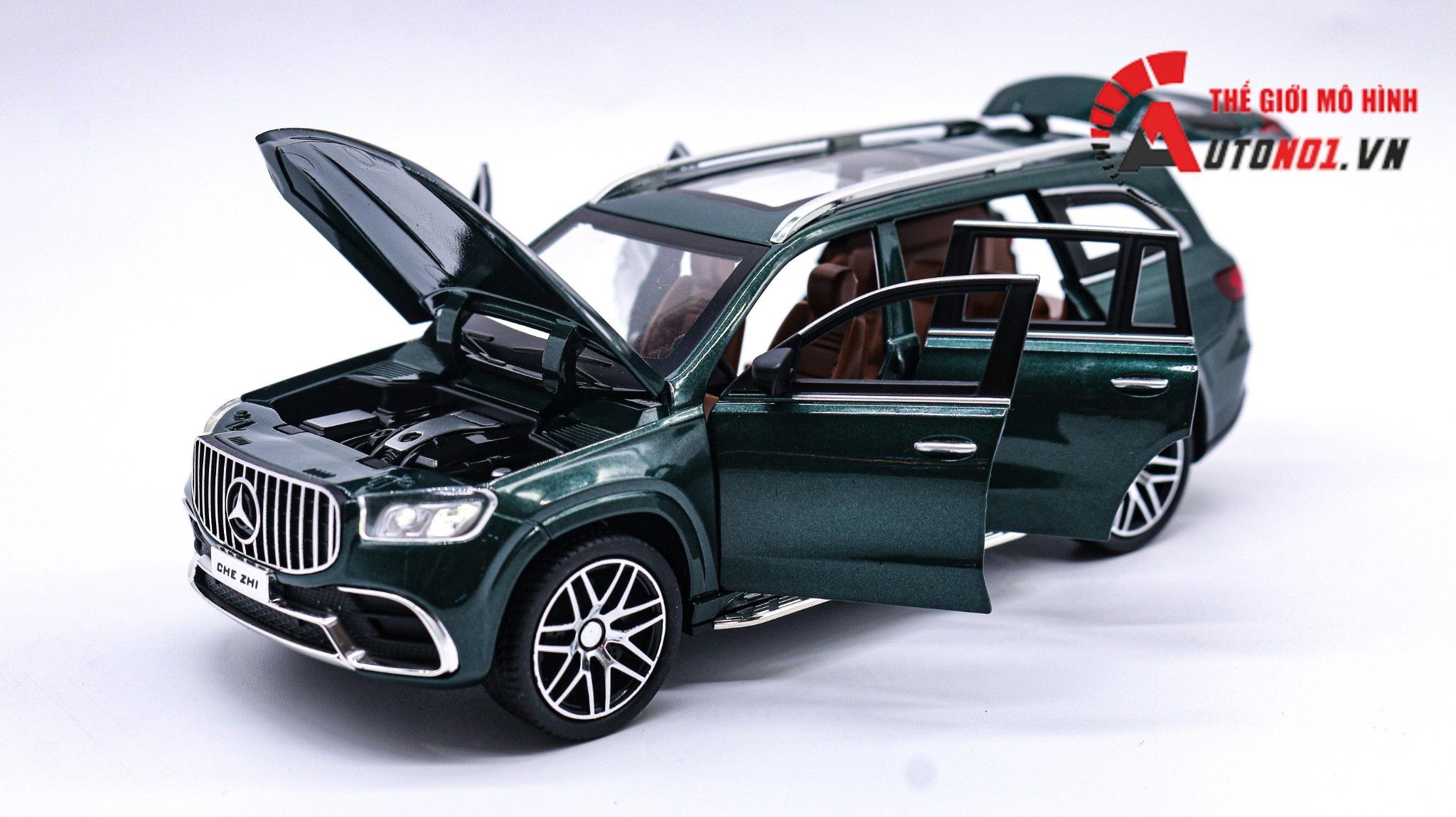 Mô hình xe Mercedes - Benz GLS63 AMG full open - đánh lái tỉ lệ 1:24 Chezhi CZ134P OT24070 