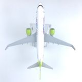  Mô hình máy bay Hàn Quốc Jin Air.com Boeing B737 16cm MB16041 