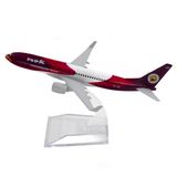  Mô hình máy bay Thailand Nok Boeing B737 HS-DJJ Red 16cm MB16055 