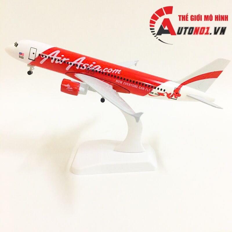  Mô hình máy bay Air Asia Airbus A320 20cm MB20002 