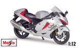  Mô hình xe Suzuki Hayabusa 1300cc 2022 Silver 1:12 Maisto MT016 