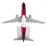  Mô hình máy bay Thailand Nok Boeing B737 HS-DJJ Red 16cm MB16055 