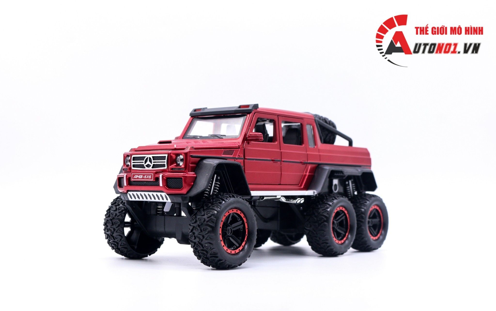  Mô hình xe ô tô Mercedes-Benz G63 V12 Off Road 6x6 full open tỉ lệ 1:22 Chezhi OT376 