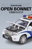  Mô hình xe Toyota Land Cruiser police tỉ lệ 1:32 có đèn có âm thanh OT359 