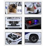  Mô hình xe Toyota Prado police có đèn có âm thanh tỉ lệ 1:18 Chezhi OT361 