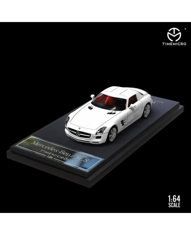  Mô hình xe Mercedes Benz SLS white tỉ lệ 1:64 Time Micro 