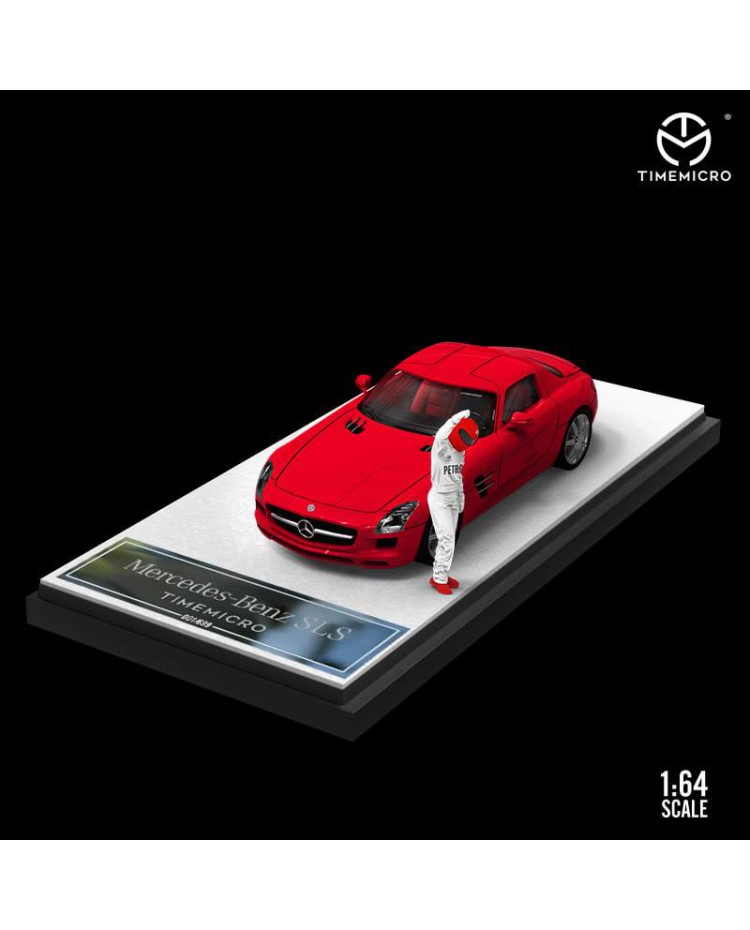  Mô hình xe Mercedes Benz SLS red tỉ lệ 1:64 Time Micro TM643306 