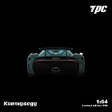  Mô hình xe Koenigsegg Regera limited edition 999pcs Green Carbon Ghost 1:64 TPC Models TPC644901 