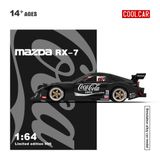  Mô hình xe Mazda RX-7 LB-Super Silhouette Liberty Walk Black Coca Cola tỉ lệ 1:64 Cool car CC647602 