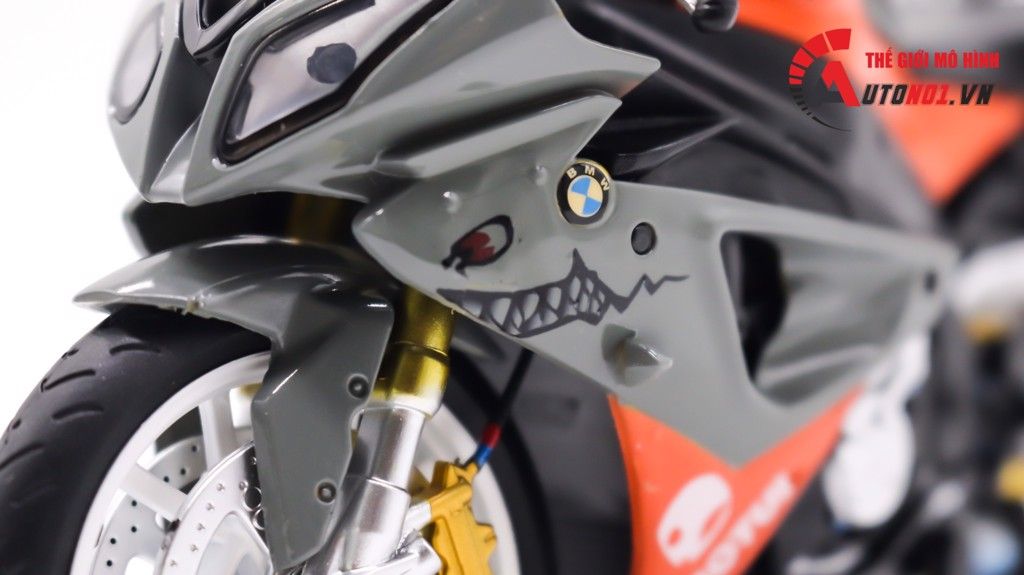 DECAL NƯỚC CÁ MẬP CHO MÔ TÔ BMW S1000RR SHARK - AGV - MOTORAD TỈ LỆ 1:12 AUTONO1 DC602E