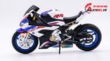  Mô hình xe độ Bmw S1000rr White Blue 2020 độ Pô 1:12 Autono1 Alloy D160E 