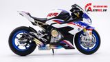  Mô hình xe độ Bmw S1000rr White Blue 2020 độ Pô 1:12 Autono1 Alloy D160E 