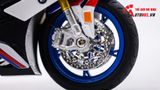  Mô hình xe độ Bmw S1000rr White Blue 2020 độ Pô 1:12 Autono1 Alloy D160E 