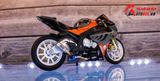  Mô hình xe độ Bmw S1000rr Hàm Cá Mập Gray - Orange - Pô Sc 1:12 Autono1 MSZ D224H 