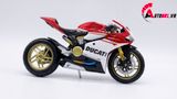  Mô hình siêu Xe Ducati 1299 Panigale S Custom 50th Anniversary Red White 1:12 Autono1 D220H 