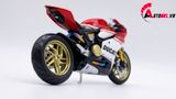  Mô hình siêu Xe Ducati 1299 Panigale S Custom 50th Anniversary Red White 1:12 Autono1 D220H 