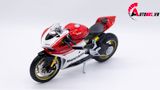  Mô hình siêu Xe Ducati 1299 Panigale S Custom 50th Anniversary Red White 1:12 Autono1 D220H 