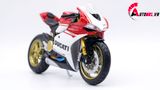  Mô hình siêu Xe Ducati 1299 Panigale S Custom 50th Anniversary Red White 1:12 Autono1 D220H 