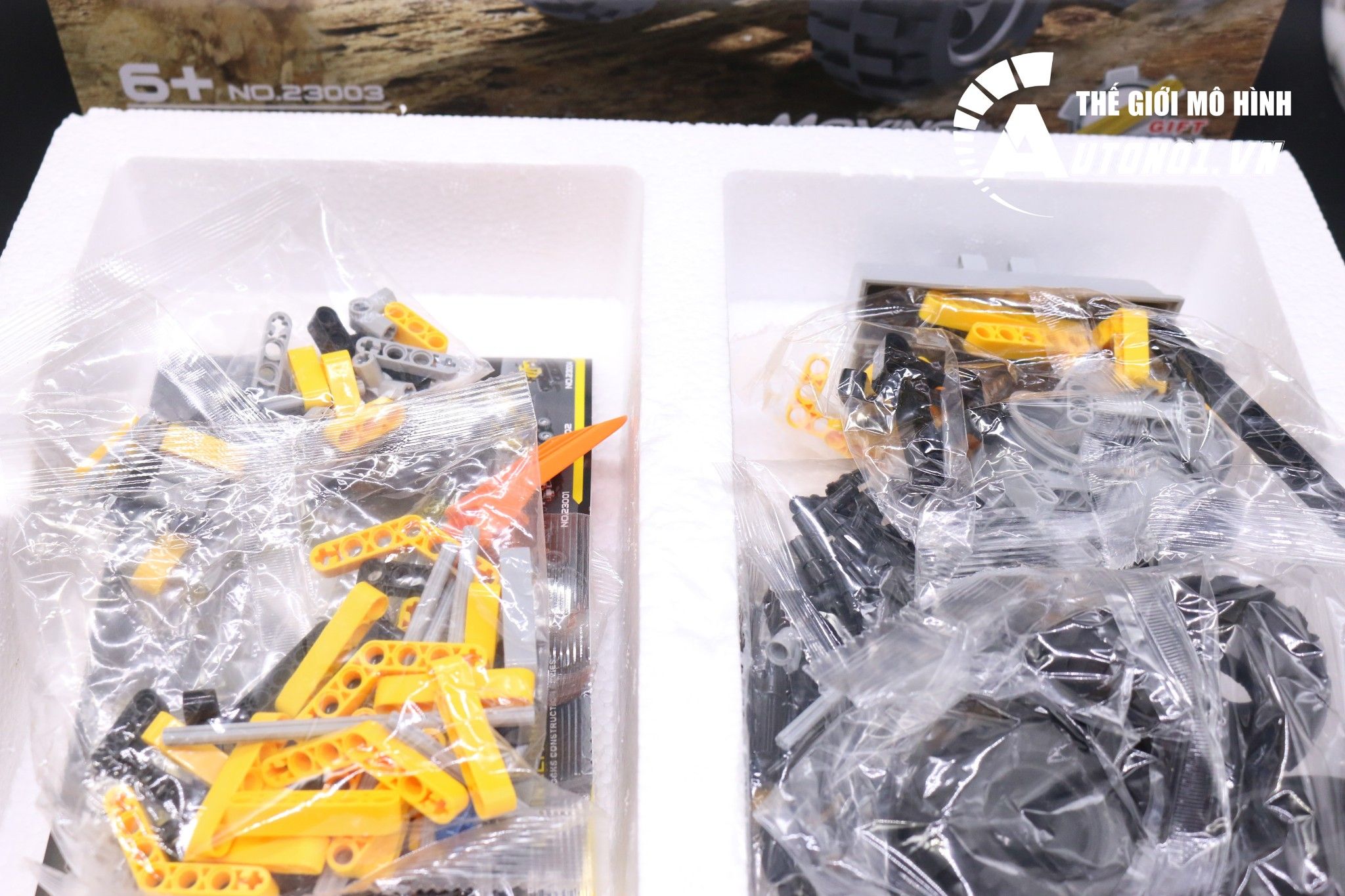  ĐỒ CHƠI LẮP GHÉP XE CÔNG TRÌNH XÚC 436 MIẾNG 6944 