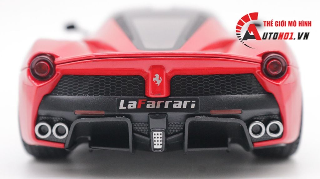 MÔ HÌNH XE FERRARI LAFERRARI RED 1:22 JIAYE MODEL 7961