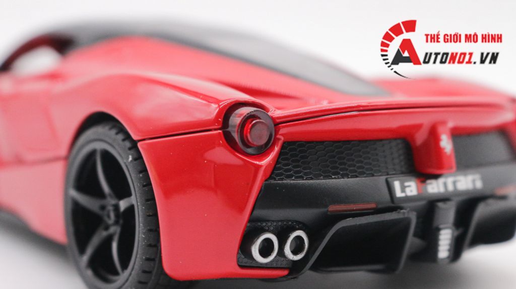 MÔ HÌNH XE FERRARI LAFERRARI RED 1:22 JIAYE MODEL 7961