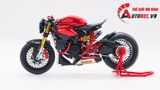  Mô hình xe cao cấp Ducati 1199 Panigale Cafe Racer Grey Red cao cấp nồi khô ghi đông mâm căm 1:12 Tamiya D201 