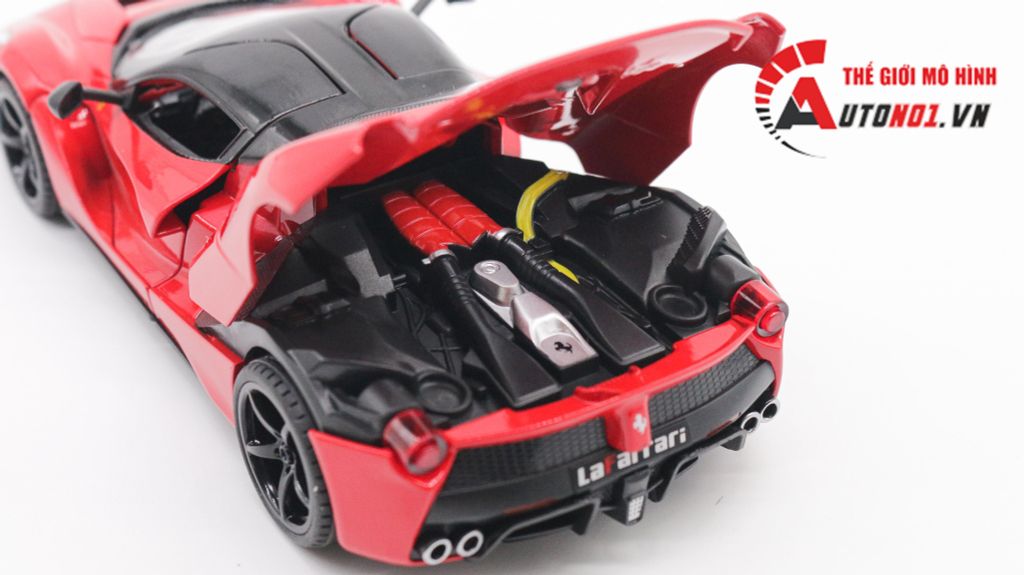 MÔ HÌNH XE FERRARI LAFERRARI RED 1:22 JIAYE MODEL 7961