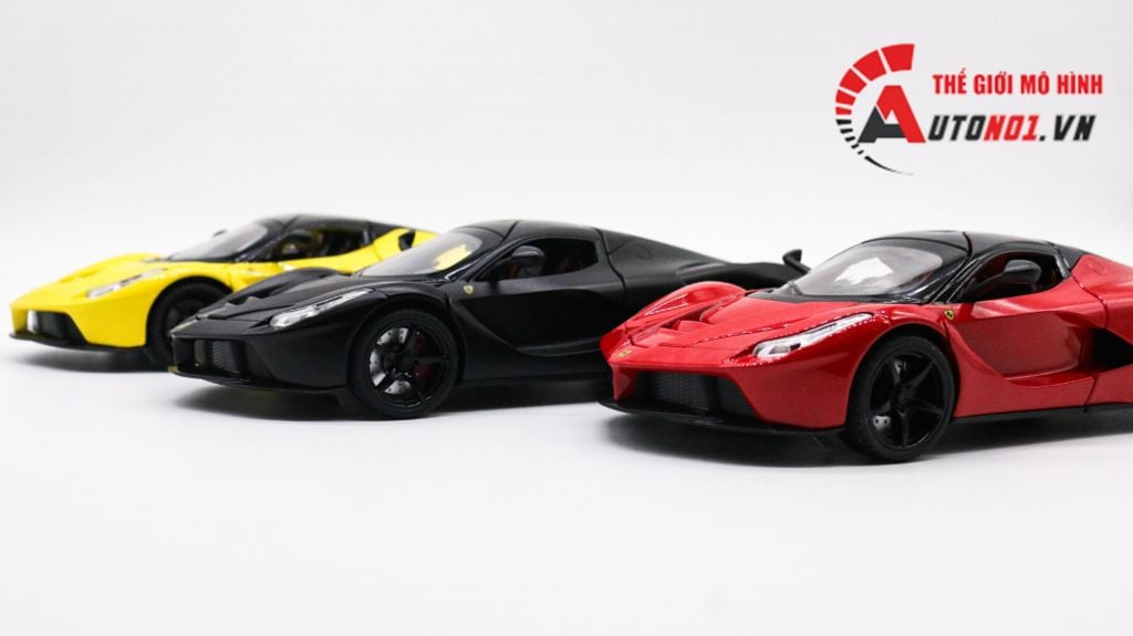 MÔ HÌNH XE FERRARI LAFERRARI RED 1:22 JIAYE MODEL 7961