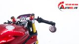  Mô hình xe cao cấp Ducati 1199 Panigale Cafe Racer Grey Red cao cấp nồi khô ghi đông mâm căm 1:12 Tamiya D201 