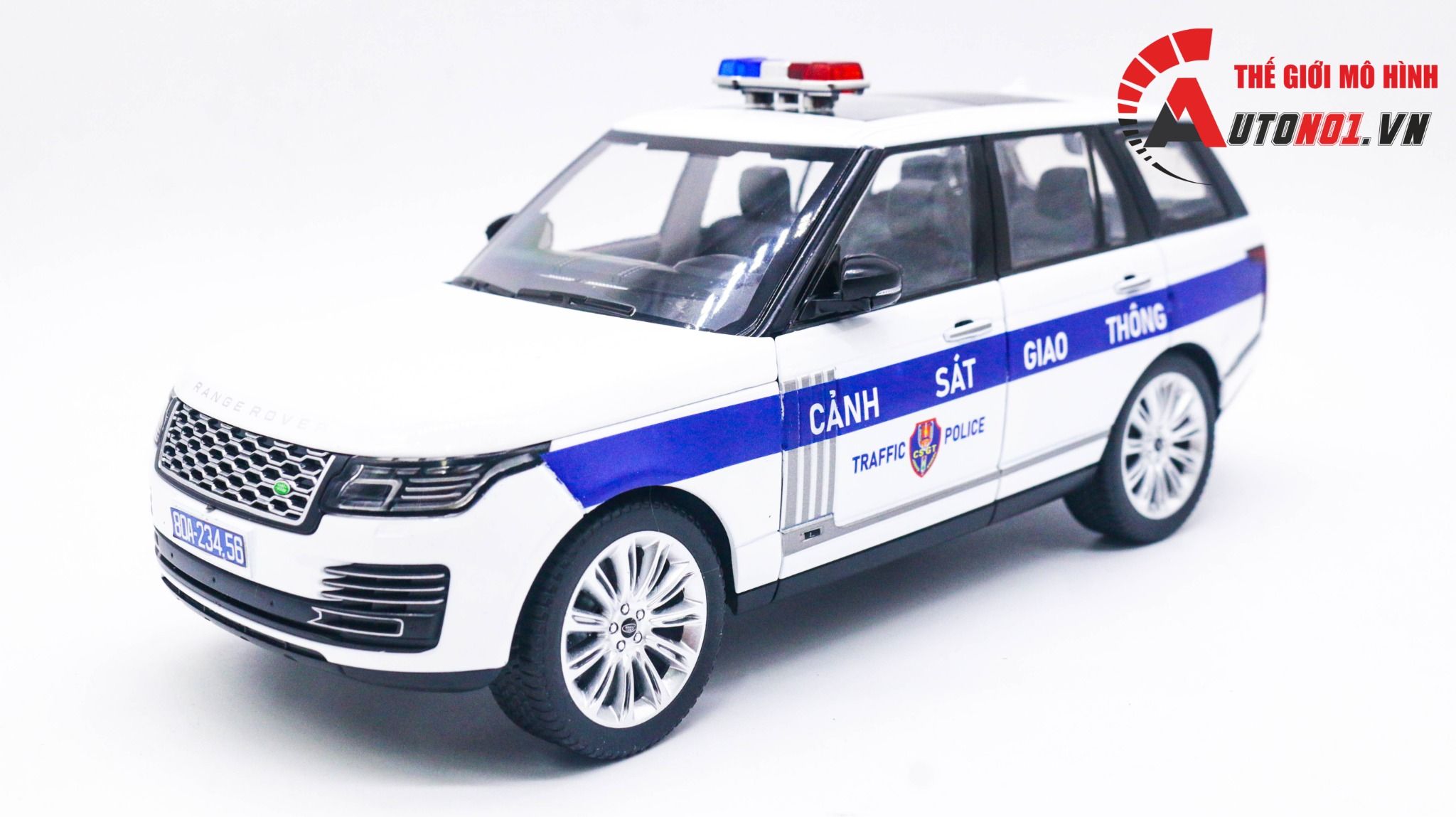  Mô hình xe ô tô độ CSGT Land Rover Range Rover SV Autobiography 2022L full open tỉ lệ 1:18 Alloy Model Autono1 OT183 