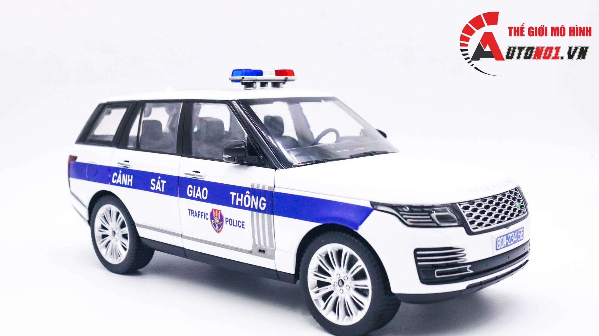  Mô hình xe ô tô độ CSGT Land Rover Range Rover SV Autobiography 2022L full open tỉ lệ 1:18 Alloy Model Autono1 OT183 