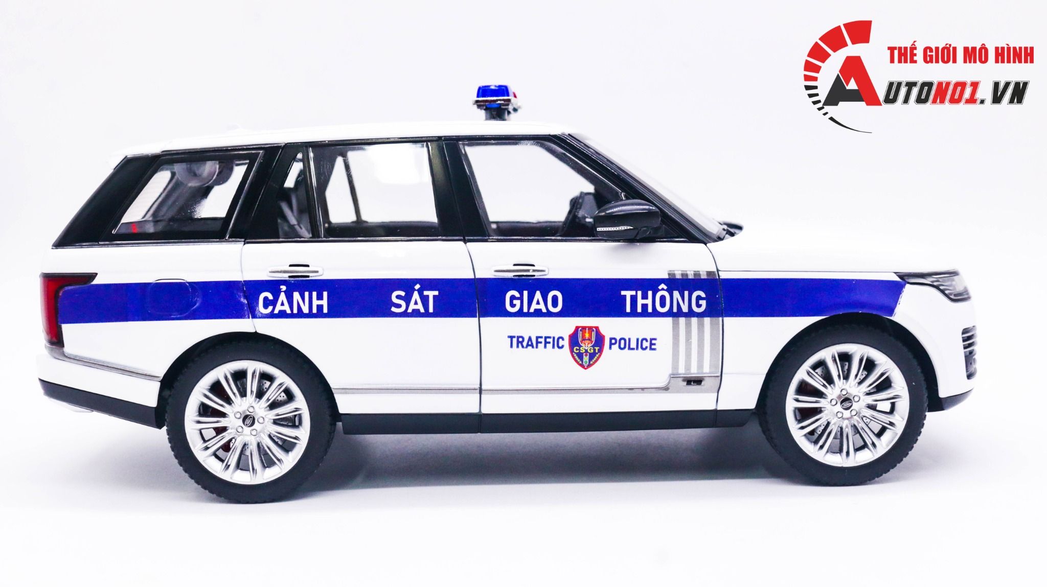  Mô hình xe ô tô độ CSGT Land Rover Range Rover SV Autobiography 2022L full open tỉ lệ 1:18 Alloy Model Autono1 OT183 