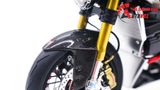  Mô hình xe cao cấp Ducati 1199 Panigale Cafe Racer Grey Red cao cấp nồi khô ghi đông mâm căm 1:12 Tamiya D201 