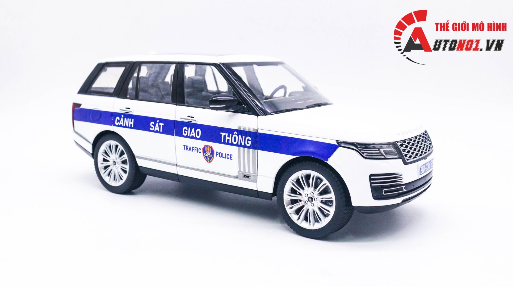  Mô hình xe ô tô độ CSGT Land Rover Range Rover SV Autobiography 2022L full open tỉ lệ 1:18 Alloy Model Autono1 OT183 