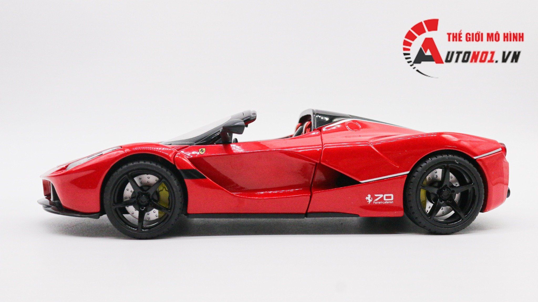  Mô hình xe Ferrari Laferrari Aperta mui trần full open - có âm thanh - có đèn tỉ lệ 1:22 Jiaye Model OT339 