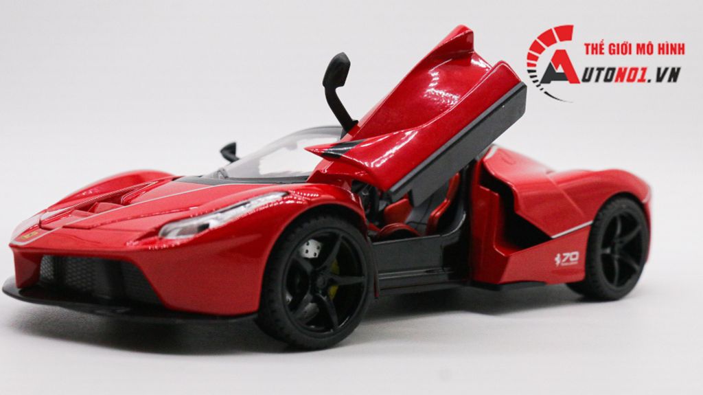 MÔ HÌNH XE FERRARI LAFERRARI APERTA RED 1:22 JIAYE MODEL 7955