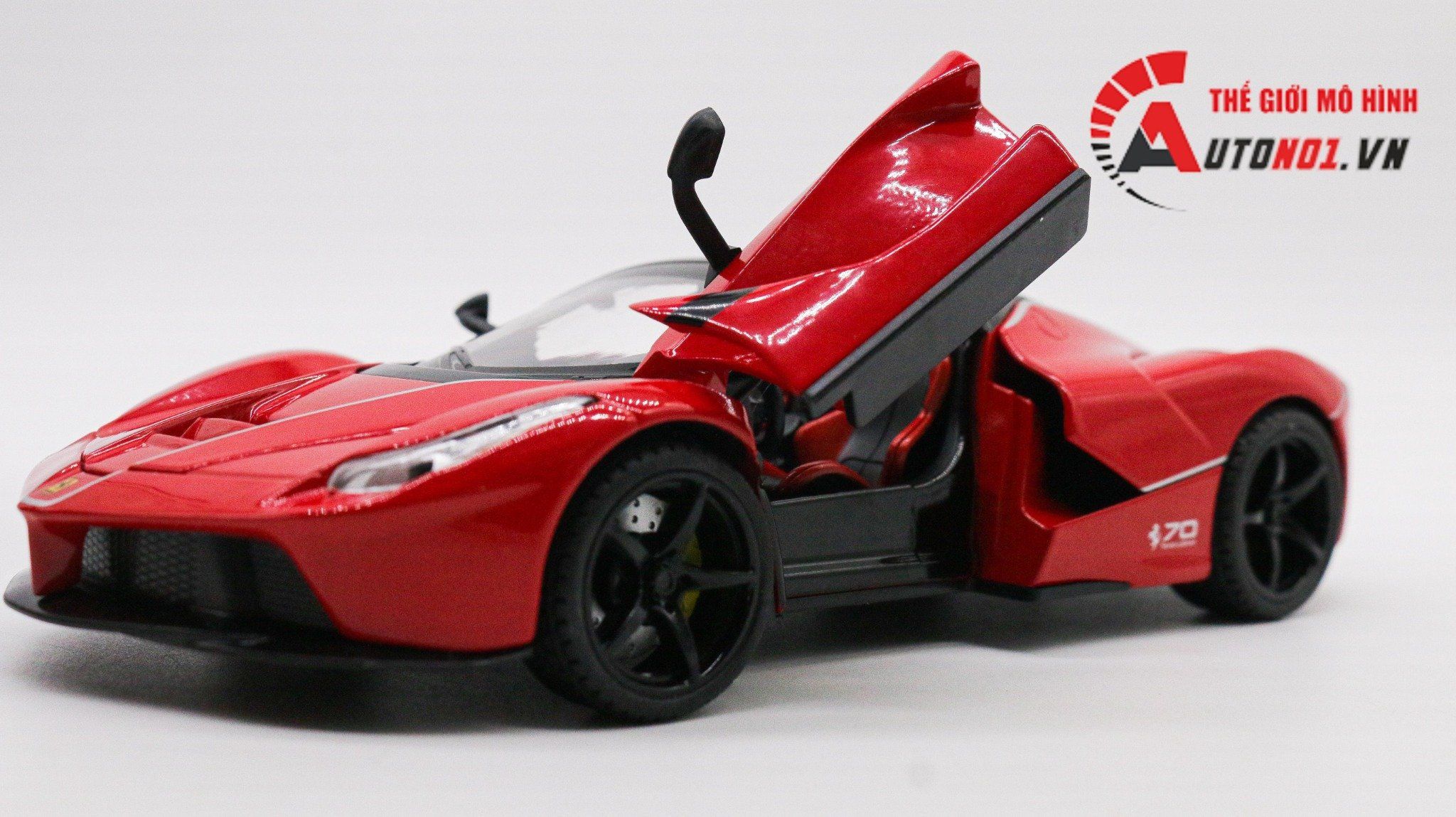  Mô hình xe Ferrari Laferrari Aperta mui trần full open - có âm thanh - có đèn tỉ lệ 1:22 Jiaye Model OT339 