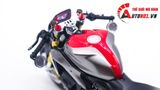  Mô hình xe cao cấp Ducati 1199 Panigale Cafe Racer Grey Red cao cấp nồi khô ghi đông mâm căm 1:12 Tamiya D201 