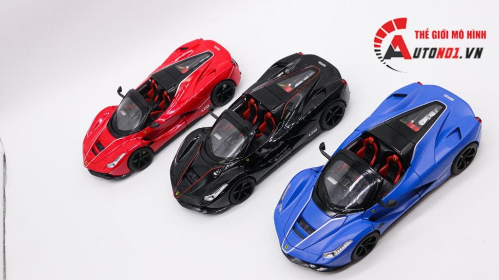 MÔ HÌNH XE FERRARI LAFERRARI APERTA RED 1:22 JIAYE MODEL 7955