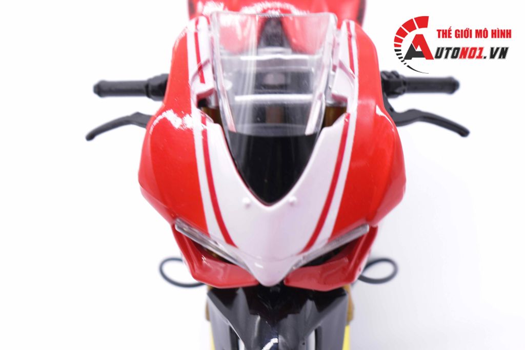 MÔ HÌNH SIÊU XE DUCATI 1299 PANIGALE S CUSTOM 50TH ANNIVERSARY RED WHITE 1:12 AUTONO1 D130