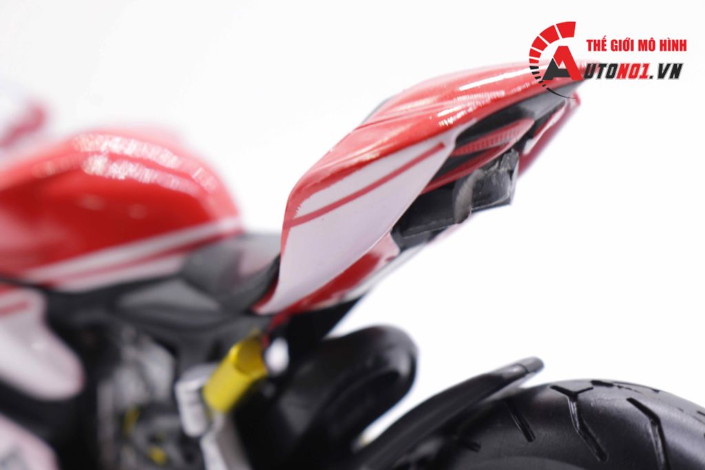 MÔ HÌNH SIÊU XE DUCATI 1299 PANIGALE S CUSTOM 50TH ANNIVERSARY RED WHITE 1:12 AUTONO1 D130