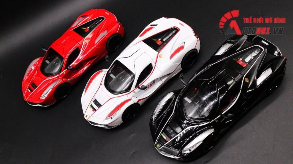  Mô hình xe Ferrari FXX K Evo tỉ lệ 1:24 Jiaya Model OT049 